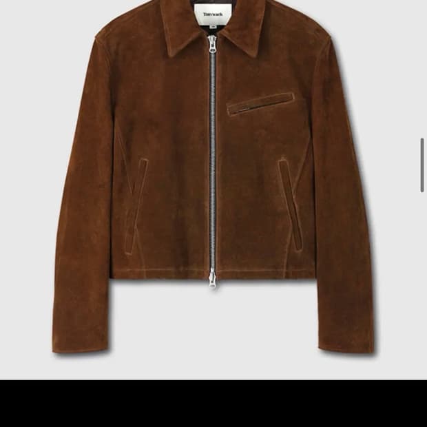 [23FW] 토니웩 디트로이트 스웨이드 자켓 브라운 XL