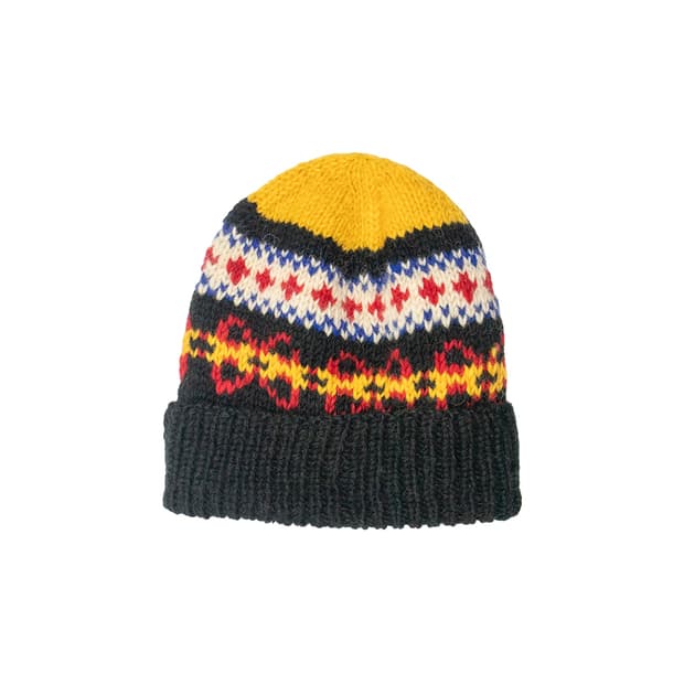 JPN 페어 아일 패턴 비니