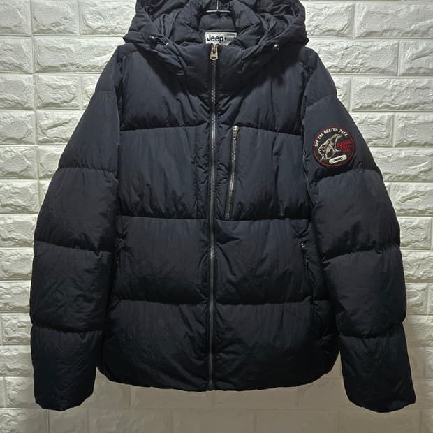 지프 지퍼포켓 방수 덕다운 패딩점퍼 100~105