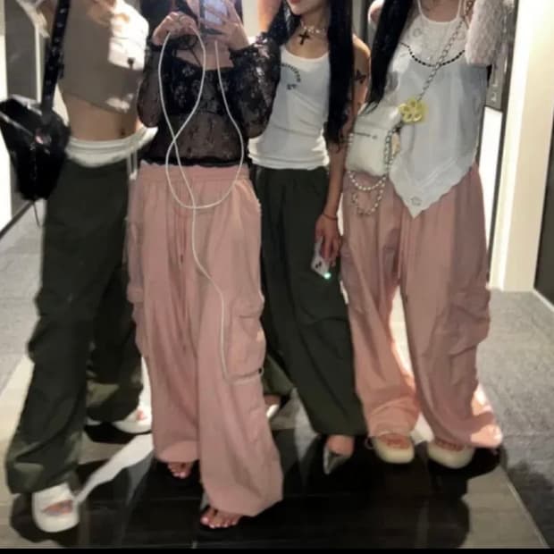 더미스테리어스호텔 써클 카고 팬츠