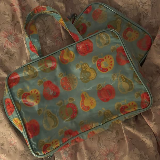 헤이세이 코어 사과 민트 핸드백 핀터레스트 일본 빈티지