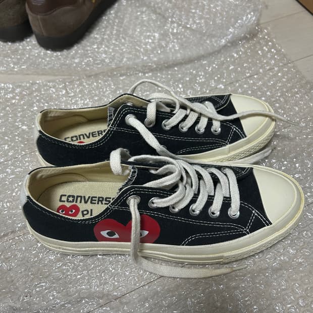 꼼데가르송&컨버스 화 (새상품)