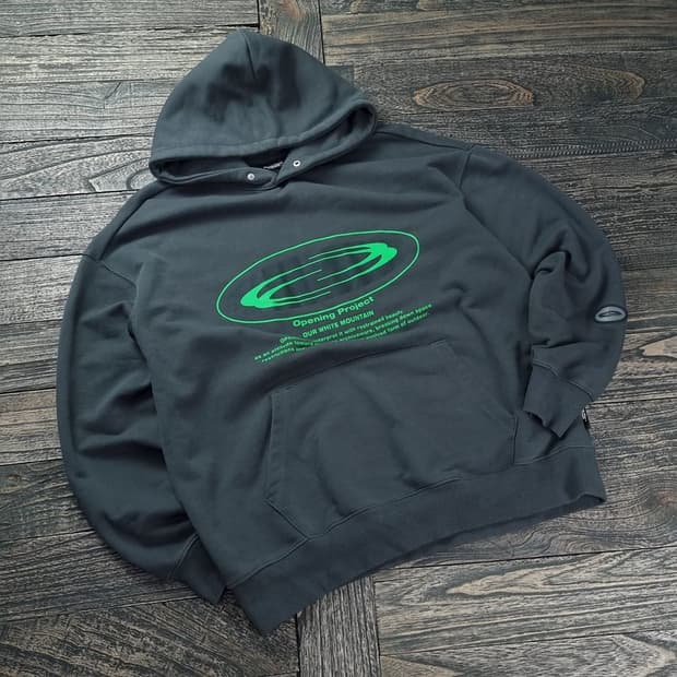 [오프닝프로젝트] 그래픽 프린팅 오버사이즈 후드티 M17931