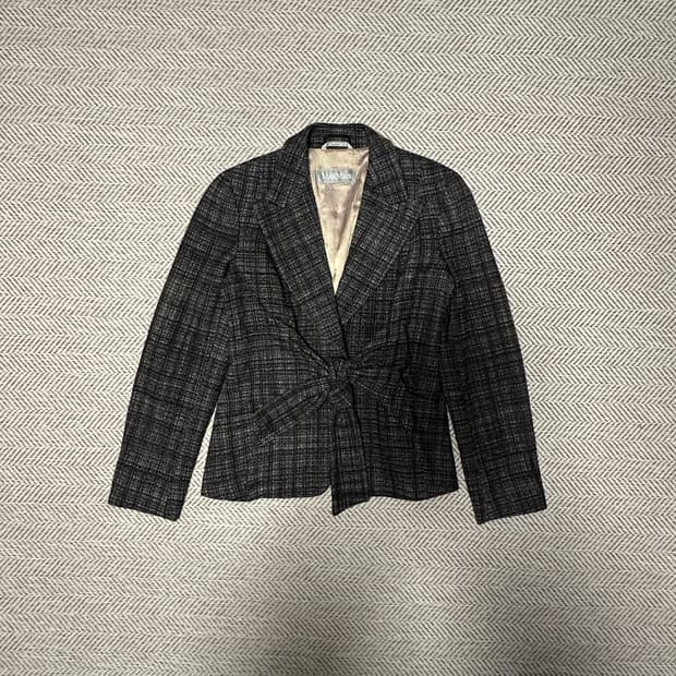 MAX MARA italy made tweed jacket