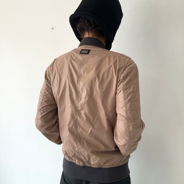 돌체앤가바나 2000s 나일론 쉘 아머 자켓