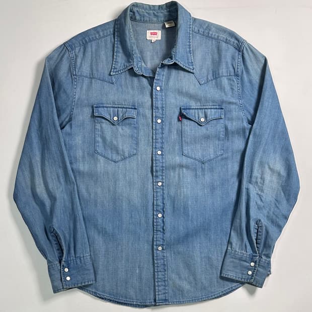 리바이스 데님 웨스턴 셔츠