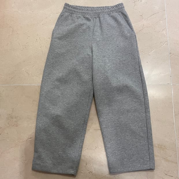유니클로c 스웨트와이드팬츠