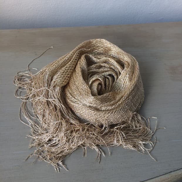 glitter scarf