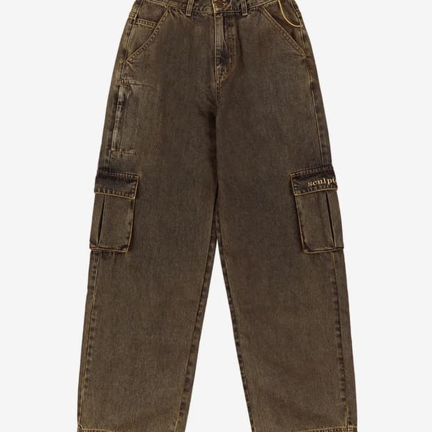 스컬프터 카고 조거 팬츠 빈티지 브라운 M