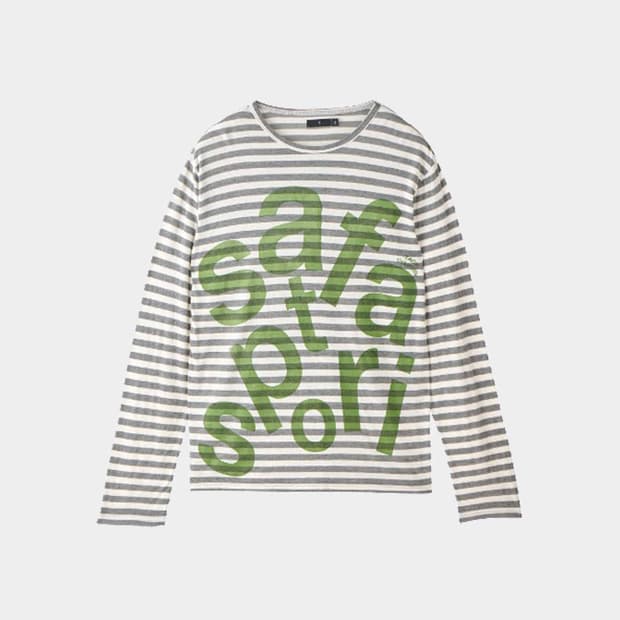 사파리스팟 스트라이프 보더티셔츠 1사이즈