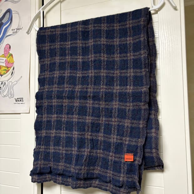 아워셀브스 머플러 24FW 브라운체크