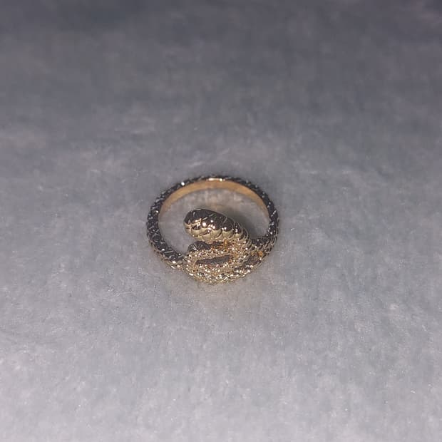 고스 펑크 히피 오리엔탈 뱀 반지