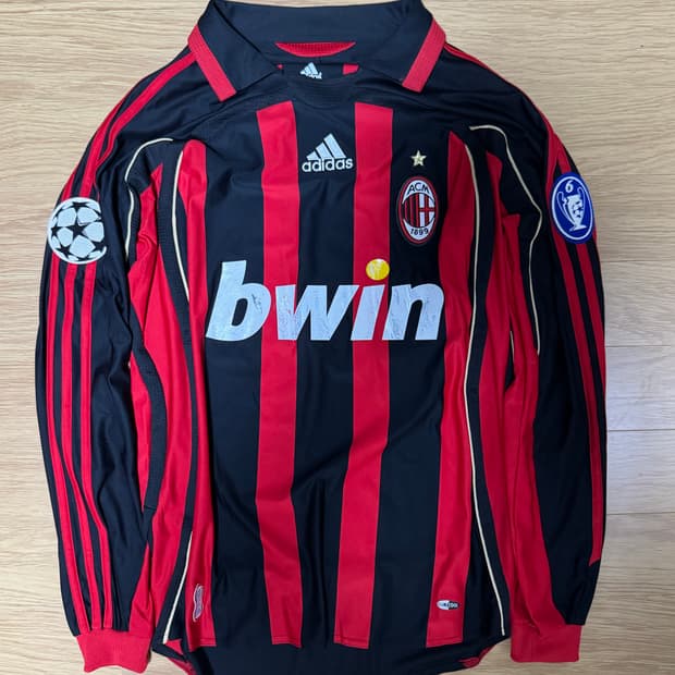 06-07 ac밀란 카카 긴팔 Home 레플리카 