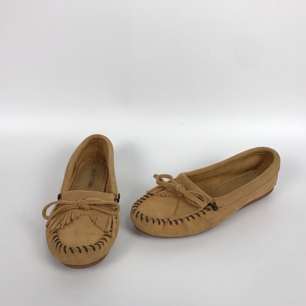 미네통카 스웨이드 모카신 신발 여성6 (230)