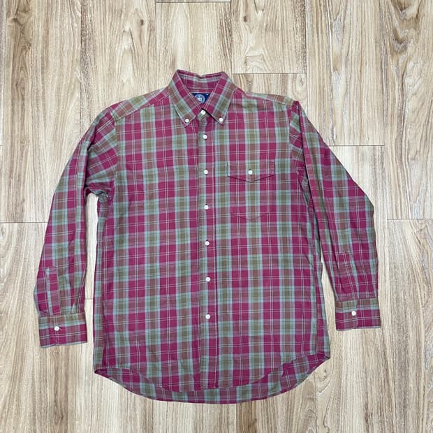 제이프레스 포켓 체크셔츠 M