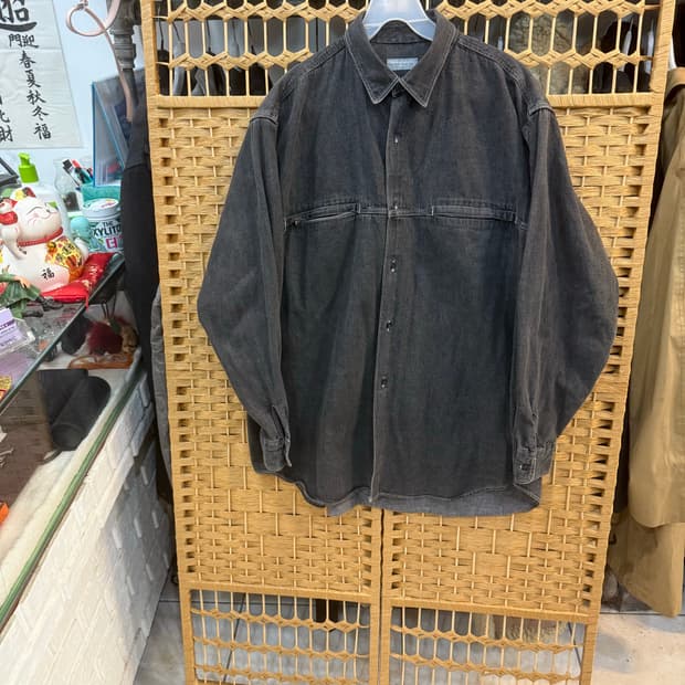 105 정품 꼼데가르송 옴므 데님 셔츠자켓 팝니다
