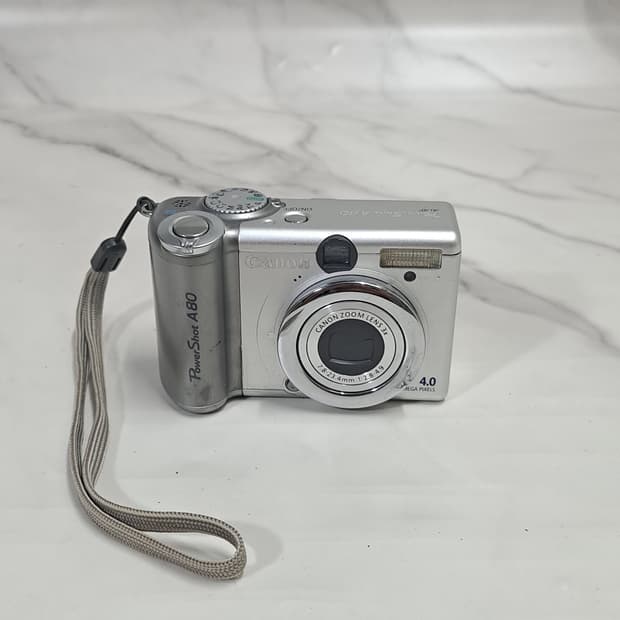 하자있음) 캐논 파워샷 PowerShot A80 빈티지 카메라