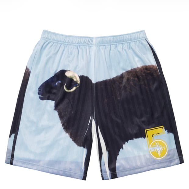 슈프림 데미안허스트 쇼츠 S 반바지