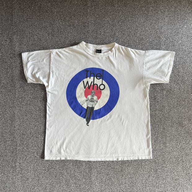 90s 빈티지 더후 the who 밴드 티셔츠
