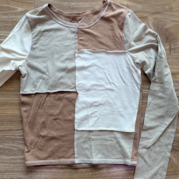 홀리스터 베이지 긴팔티 