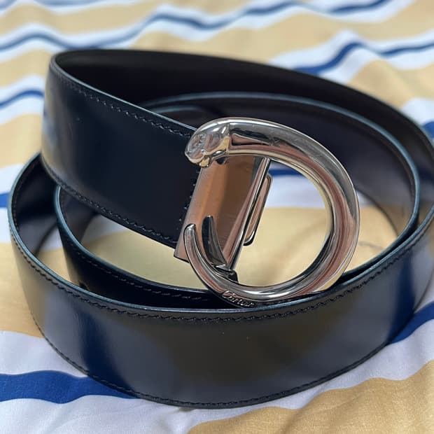 까르띠에 팬더 리버시블 가죽벨트 (블랙/브라운)