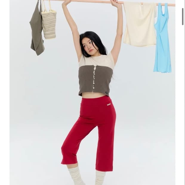 무브웜 버튼커버업 브라운 새상품