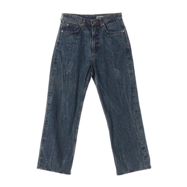 모드나인 주름 워싱 스트레이트 데님 30