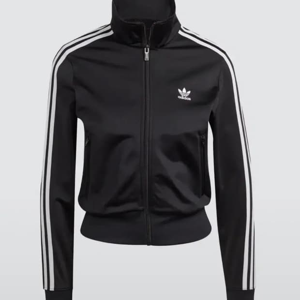 아디다스 파이어버드 크롭 져지 블랙