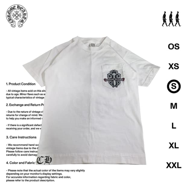 크롬하츠 카모 대거 반팔티셔츠 S사이즈