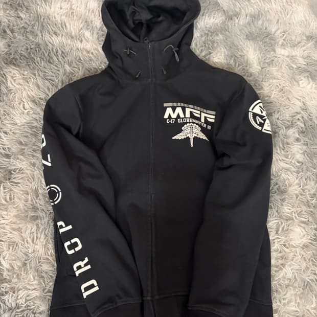 아비렉스 밀리터리 후드집업 