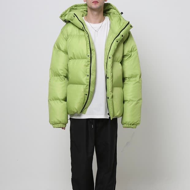 플라스틱프로덕트 오버사이즈 후디드 푸퍼