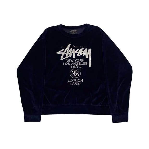 STUSSY(스투시)벨루어 월드투어 슬리브