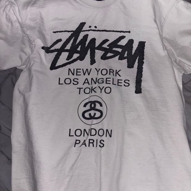 스투시 월드투어 반팔 정품