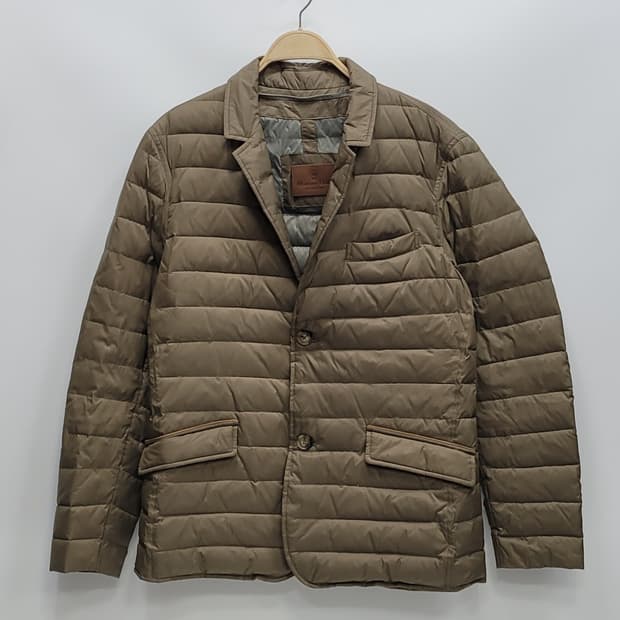 마시모뚜띠 다운 패딩 자켓 / 남 L 골드브라운

