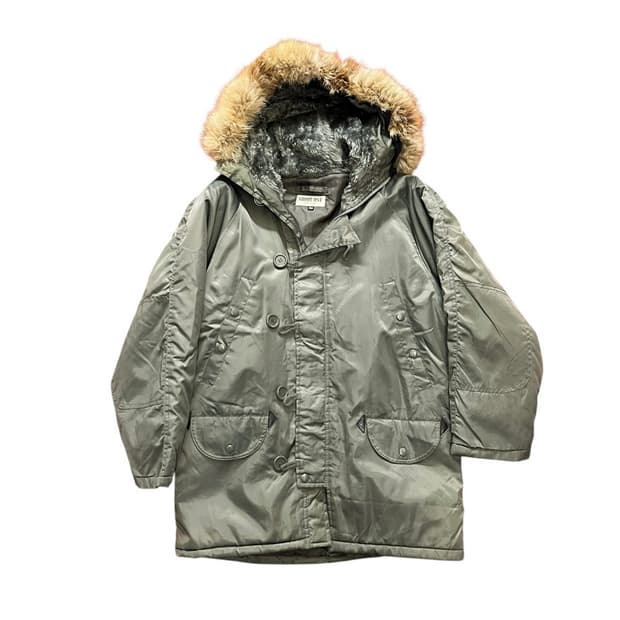 ARMY GREEN NYLON PARKA