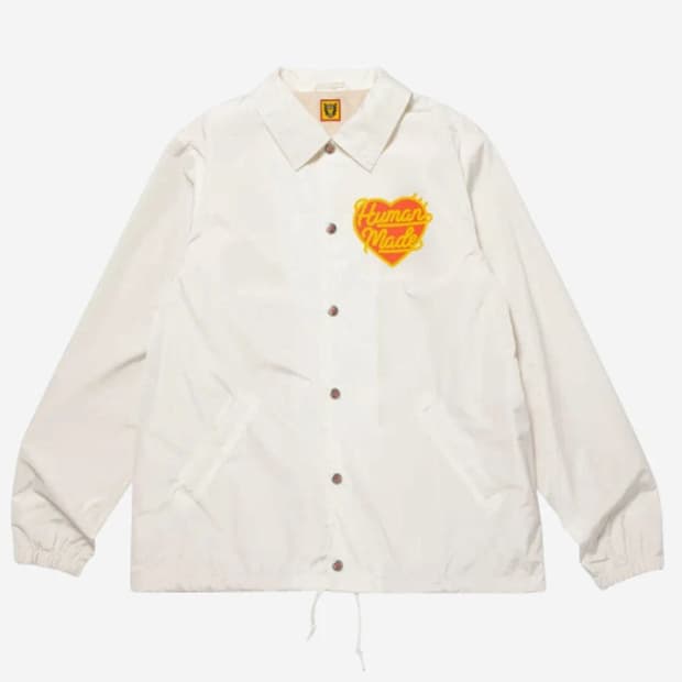 휴먼메이드 코치자켓 화이트 XL