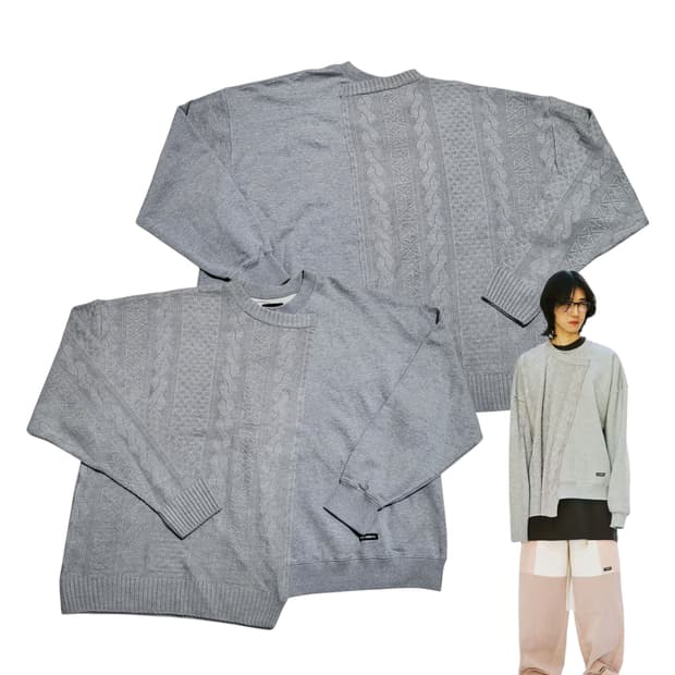 AJOBYAJO 아조바이아조 니트 맨투맨