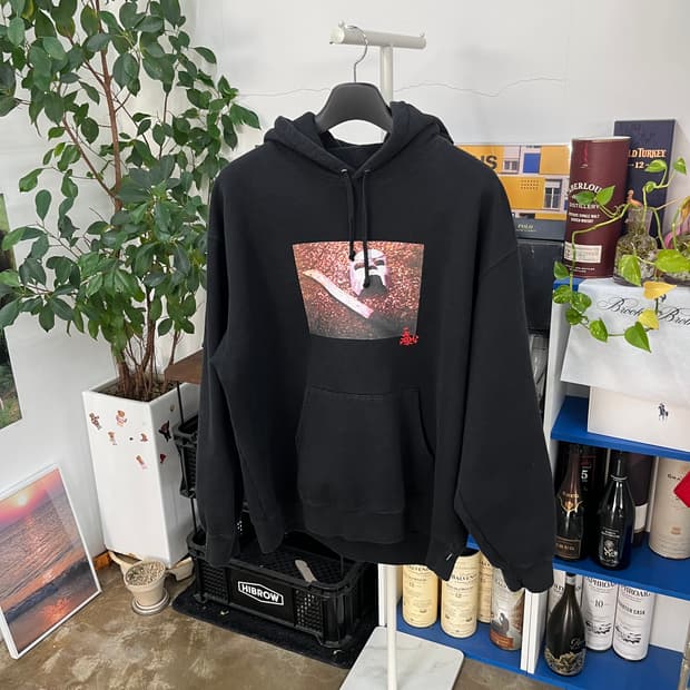 슈프림 x MF Doom 스웻후드 XL