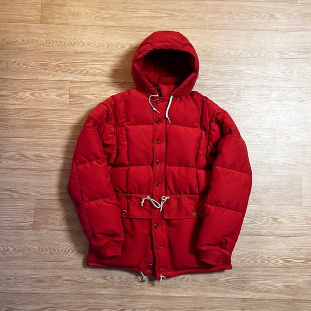 리얼맥코이 후디드 다운 자켓