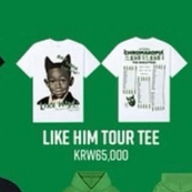 타일러 더 크리에이터 내한 md 티셔츠