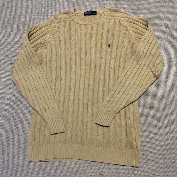 폴로 랄프로렌 케이블 니트