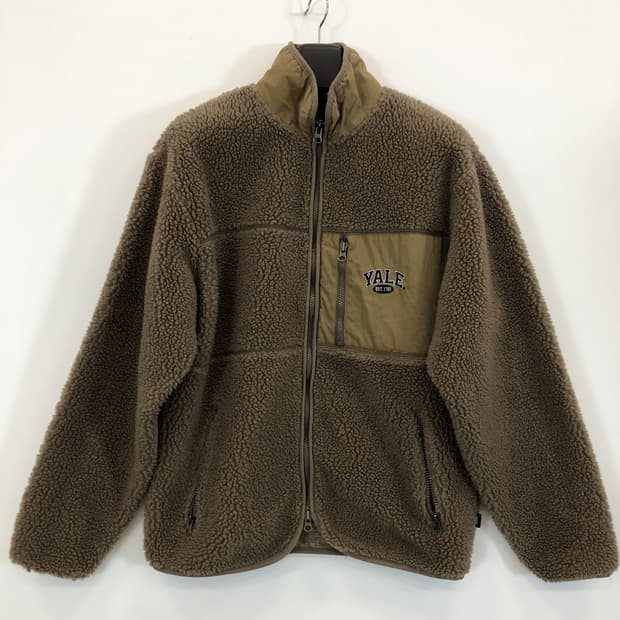 YALE 예일 양털 후리스점퍼 S 넉넉 