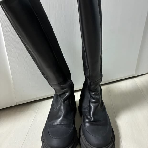 가니 클리트 롱부츠 블랙 37 (240mm)