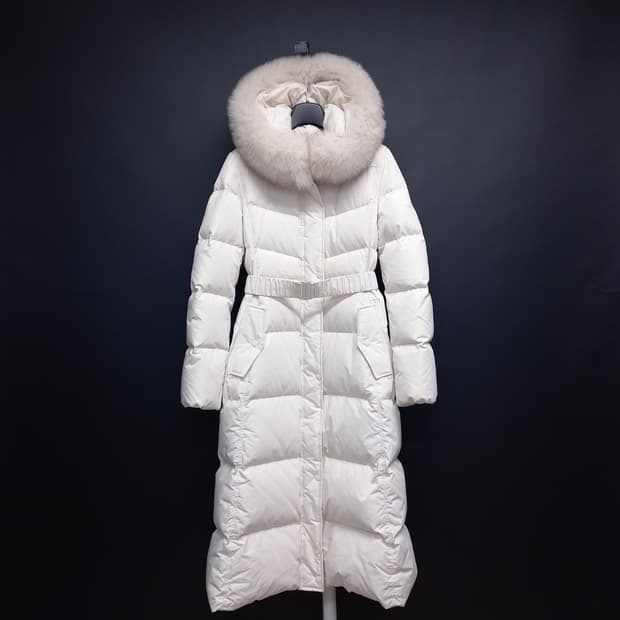 새 에고이스트 구스다운 벨티드 맥시 롱 패딩 55.44