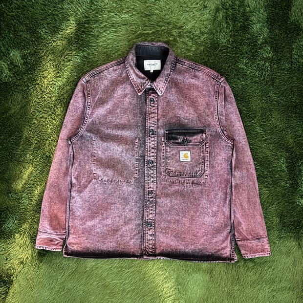 [L] 칼하트 WIP RENO 레노 워시드 셔츠 자켓