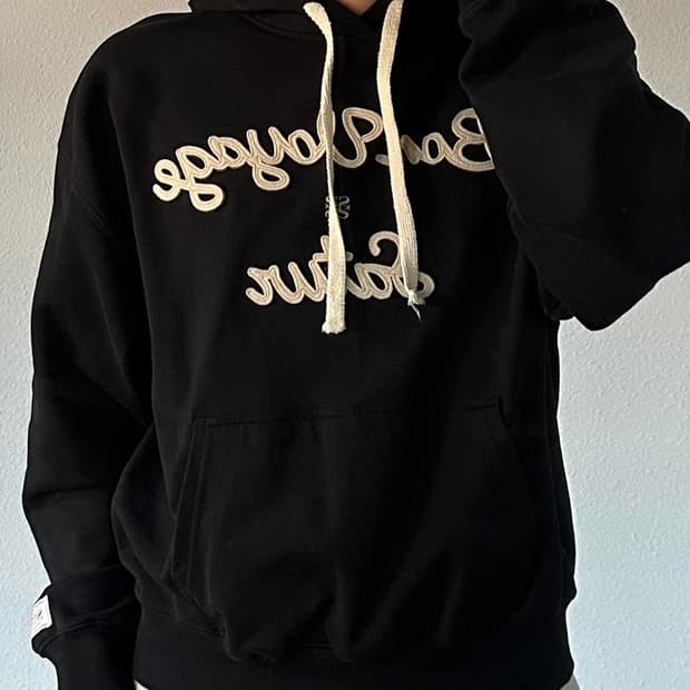 [XL]세터 SATUR 로고 보야지 후드 티셔츠