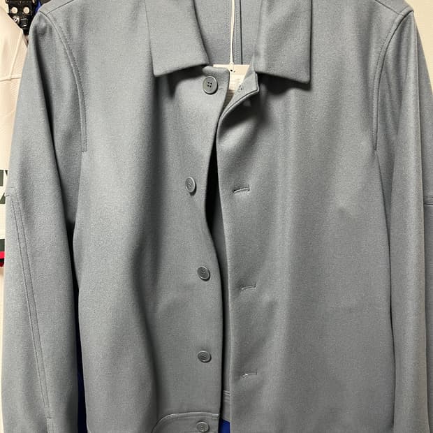 코스 숏 울 자켓 에어포스 블루 S