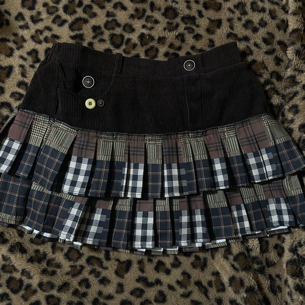 모리걸 미니 스커트