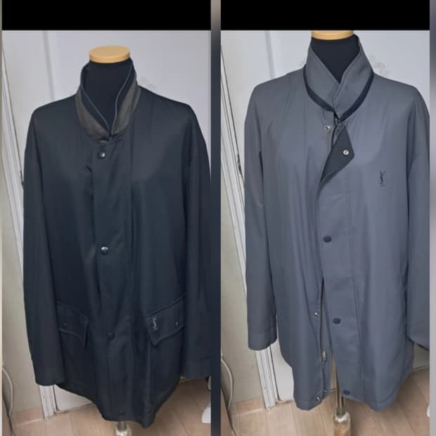 입생로랑 YSL 리버시블 빈티지 자켓 블루종 집업 점퍼 105