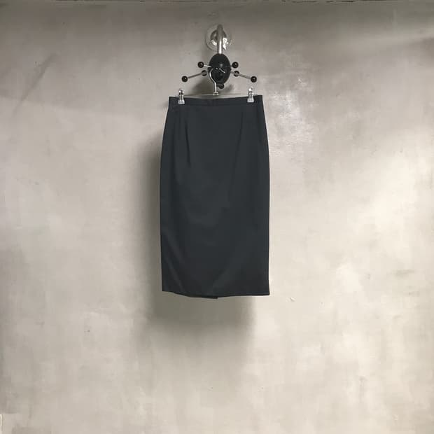 질샌더 블랙 스커트 36